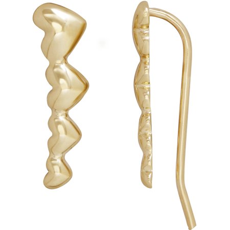 Simply Gold 10kt Yellow Gold Heart Climber