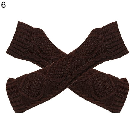 1 Pair Finger Gloves Long Sleeve Keep Warmth Knitted Fabric Thumb Holes Women Gloves for Outdoor
1 Pair Finger Gloves Long Sleeve Keep Warmth Knitted Fabric Thumb Holes Women Gloves for Outdoor