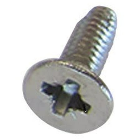 Blum 7072A-100 Fine Thread Aluminum Screw For Wide Aluminum Doors - Nickel