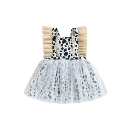jaweiwi Infant Baby Girls Dress 2023 Summer Cow Print Flying Sleeves Mesh A-line Dresses for Toddler Beach Party Wear Size 6M 9M 12M 18M 24M 3T
jaweiwi Infant Baby Girls Dress 2023 Summer Cow Print Flying Sleeves Mesh A-line Dresses for Toddler Beach Party Wear Size 6M 9M 12M 18M 24M 3T