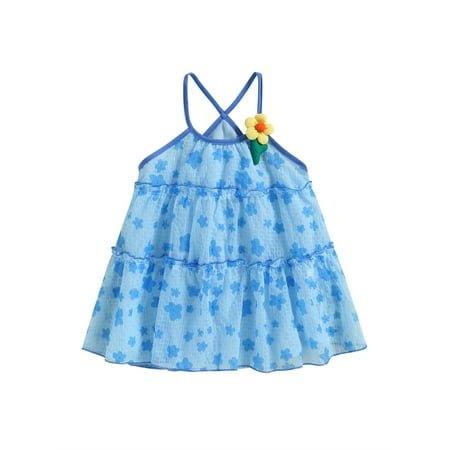 Binpure Baby Girls Summer Dress Floral Print Loose Spaghetti Straps Sleeveless Dress for Toddler Beach Party Wear
Binpure Baby Girls Summer Dress Floral Print Loose Spaghetti Straps Sleeveless Dress for Toddler Beach Party Wear