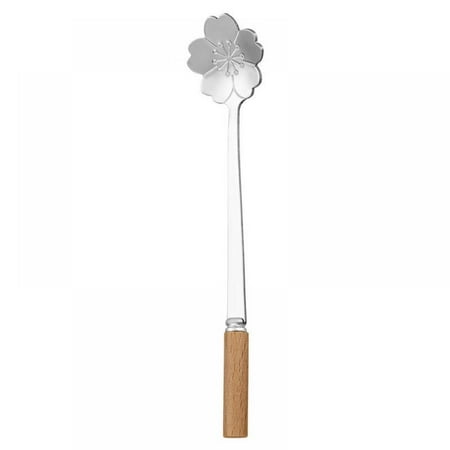 1PC Stainless Steel Spoon Cherry Rose Wooden Handle Scoop Coffee Spoon Christmas Gifts Kitchen Accessories Tableware
1PC Stainless Steel Spoon Cherry Rose Wooden Handle Scoop Coffee Spoon Christmas Gifts Kitchen Accessories Tableware