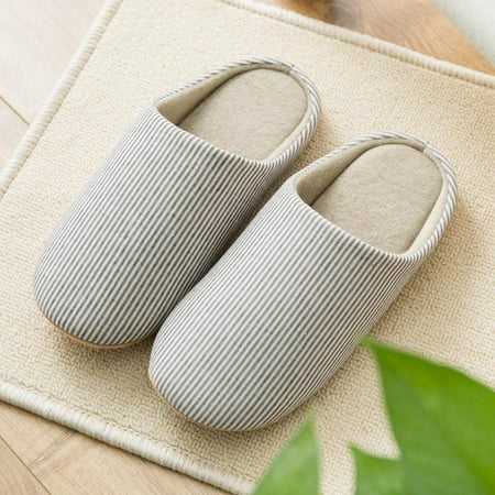 SweetCandy Unisex Men Women House Slippers Indoor Memory Foam Anti-Slip Striped Comfort Closed Toe Bedroom Shoes Soft Non-Slip Home Shoes
SweetCandy Unisex Men Women House Slippers Indoor Memory Foam Anti-Slip Striped Comfort Closed Toe Bedroom Shoes Soft Non-Slip Home Shoes