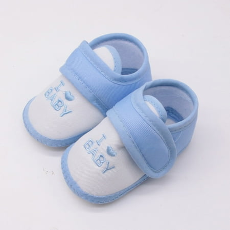 BTJX Sandals Prewalker Girls Soft Sole Printing Shoes Cartoon Baby Baby Shoes
