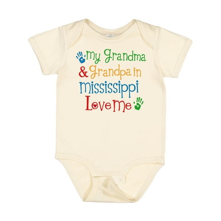Inktastic Mississippi Grandma Loves Me Gift Baby Boy or Baby Girl Bodysuit
Inktastic Mississippi Grandma Loves Me Gift Baby Boy or Baby Girl Bodysuit