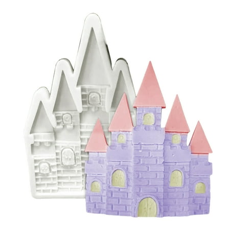 Farfi Fondant Mold Unique Shape Heat-Resistant Silicone BPA-Free Princess Castle Shaped Fondant Cake Mold Kitchen Supplies (Type D)
Farfi Fondant Mold Unique Shape Heat-Resistant Silicone BPA-Free Princess Castle Shaped Fondant Cake Mold Kitchen Supplies (Type D)