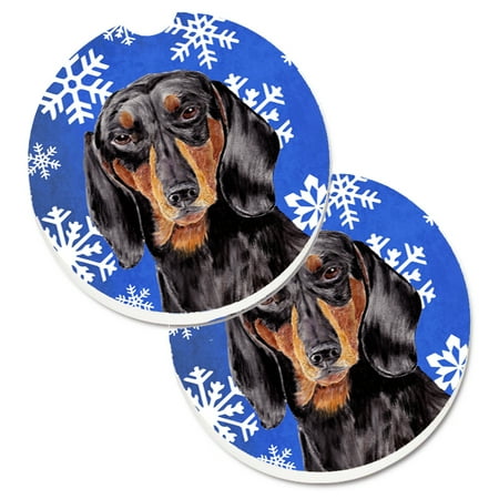 Carolines Treasures SC9363CARC Dachshund Winter Snowflakes Holiday Set of 2 Cup Holder Car Coasters Large multicolor
Carolines Treasures SC9363CARC Dachshund Winter Snowflakes Holiday Set of 2 Cup Holder Car Coasters Large multicolor