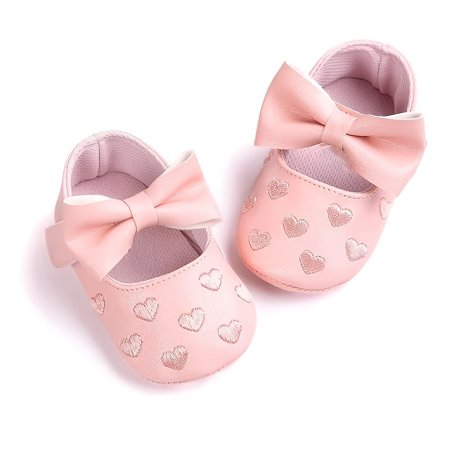Baby Girls Cute Ballet Princess Shoes With Bow Decoration Heart Embroidery Non-slip Slip-on Toddler Shoes For Spring
Baby Girls Cute Ballet Princess Shoes With Bow Decoration Heart Embroidery Non-slip Slip-on Toddler Shoes For Spring