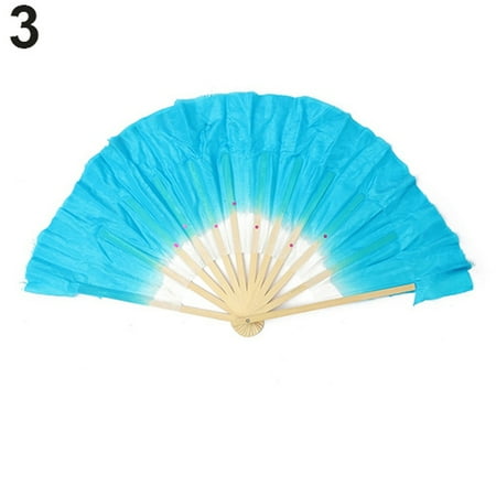 GYMNASTIKA Chinese Style Handmade Bamboo Handle Artificial Silk Folk Art Belly Dancing Fan
GYMNASTIKA Chinese Style Handmade Bamboo Handle Artificial Silk Folk Art Belly Dancing Fan