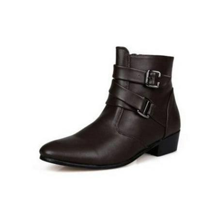 Ritualay Mens Lightweight Work Boots Slip Resistant Block Ankle Dress Booties Outdoor Party Pointy Toe Boot Brown 9.5
Ritualay Mens Lightweight Work Boots Slip Resistant Block Ankle Dress Booties Outdoor Party Pointy Toe Boot Brown 9.5