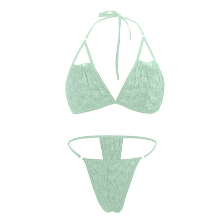 Gubotare Lingerie For Women Naughty Play Women Lingerie Bodysuit One Piece Lace Halter Teddy Chemise Sleepwear Green L
Gubotare Lingerie For Women Naughty Play Women Lingerie Bodysuit One Piece Lace Halter Teddy Chemise Sleepwear Green L