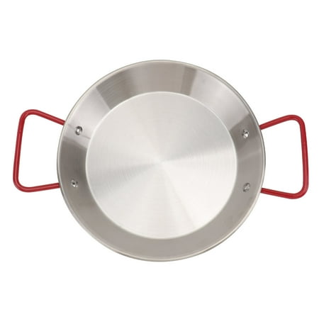 1pc Practical Stainless Steel Food Tray Snacks Fruits Tray for Home (Silver)