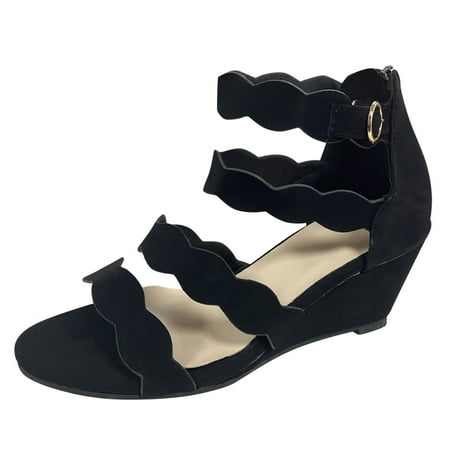 Womens Sandals Ladies Fashion Leather Leopard Print Back Zip Platform Wedge Sandals Women S Sandals Pu Black 41
Womens Sandals Ladies Fashion Leather Leopard Print Back Zip Platform Wedge Sandals Women S Sandals Pu Black 41