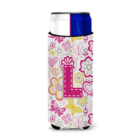 Caroline s Treasures CJ2005-LMUK Letter L Flowers and Butterflies Pink Ultra Hugger for slim cans Slim Can multicolor
Caroline s Treasures CJ2005-LMUK Letter L Flowers and Butterflies Pink Ultra Hugger for slim cans Slim Can multicolor