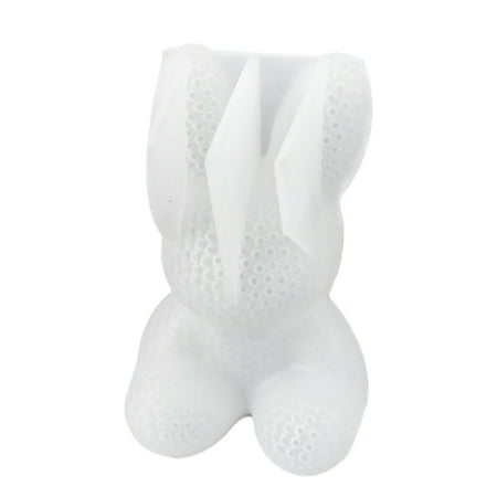Famure Silicone Mold|Easter Silicone Fondant Mold Bunny Cake Molds for Resin Casting