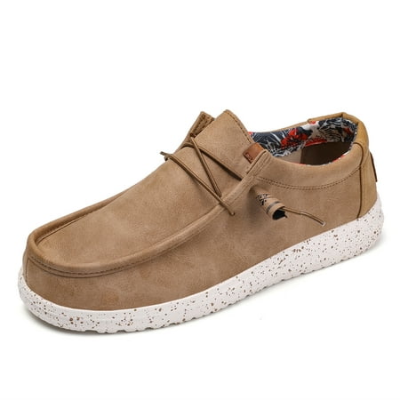 FULORIS Mens Lightweight Walking Shoes Brown Slip On Loafers Shoes Comfort Casual Boat Shoes
FULORIS Mens Lightweight Walking Shoes Brown Slip On Loafers Shoes Comfort Casual Boat Shoes