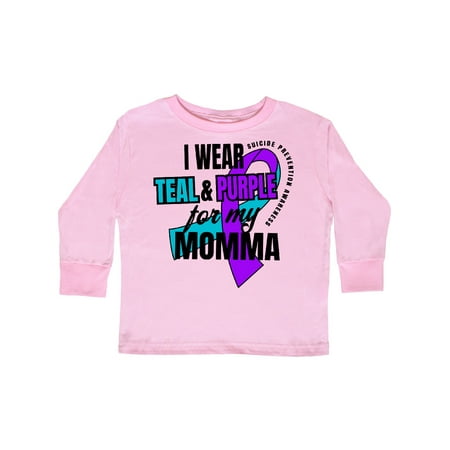 Inktastic Suicide Prevention I Wear Teal and Purple for My Momma Gift Toddler Boy or Toddler Girl Long Sleeve T-Shirt
Inktastic Suicide Prevention I Wear Teal and Purple for My Momma Gift Toddler Boy or Toddler Girl Long Sleeve T-Shirt
