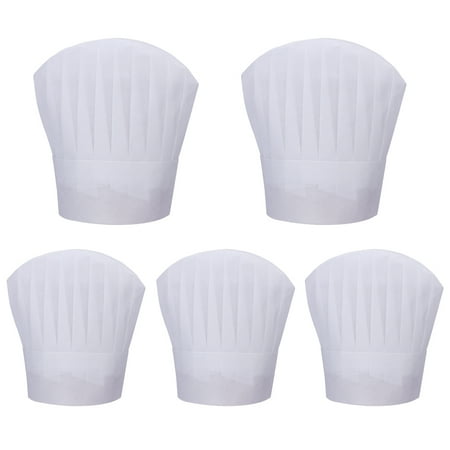 Etereauty 5Pcs Disposable Chef Hat Food Server Hat Restaurant Kitchen Cooking Working Hat
Etereauty 5Pcs Disposable Chef Hat Food Server Hat Restaurant Kitchen Cooking Working Hat