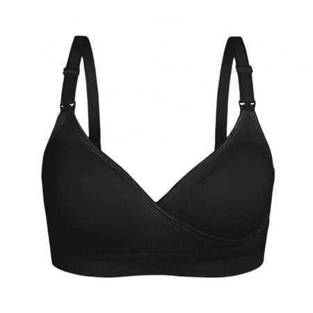 Popvcly Nursing Bra Seamless V Neck Maternity Bra Women Pregnancy Breastfeeding Bra M-2XL
Popvcly Nursing Bra Seamless V Neck Maternity Bra Women Pregnancy Breastfeeding Bra M-2XL