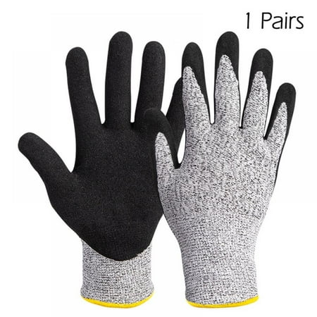 Popvcly 1 Pair of HPPE+Butyronitrile Gloves Industrial Household and Outdoor Gloves Black
Popvcly 1 Pair of HPPE+Butyronitrile Gloves Industrial Household and Outdoor Gloves Black