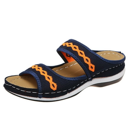 Eudgs Women s Summer Fashion Fabric Hollowed Out Fish Mouth Slippers Vintage Color Matching Line With Wedge Sandals Fuzzy Slippers for Womens Character Slippers for Women Wool Slippers for Women
Eudgs Women s Summer Fashion Fabric Hollowed Out Fish Mouth Slippers Vintage Color Matching Line With Wedge Sandals Fuzzy Slippers for Womens Character Slippers for Women Wool Slippers for Women