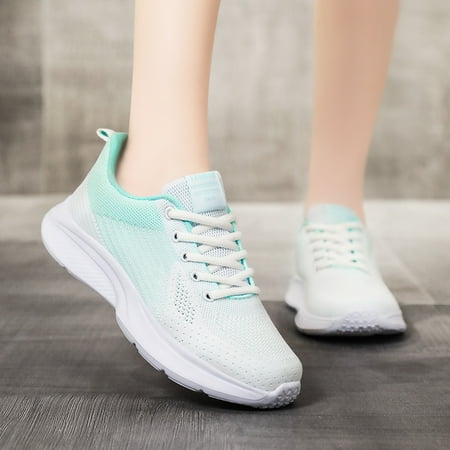 XIAQUJ Fashion Summer Women Sports Shoes Flat Soft Bottom Mesh Breathable Upper Comfortable Colorblock Lace up Easy to Wear Women s Fashion Sneakers Green 7(38)
XIAQUJ Fashion Summer Women Sports Shoes Flat Soft Bottom Mesh Breathable Upper Comfortable Colorblock Lace up Easy to Wear Women s Fashion Sneakers Green 7(38)