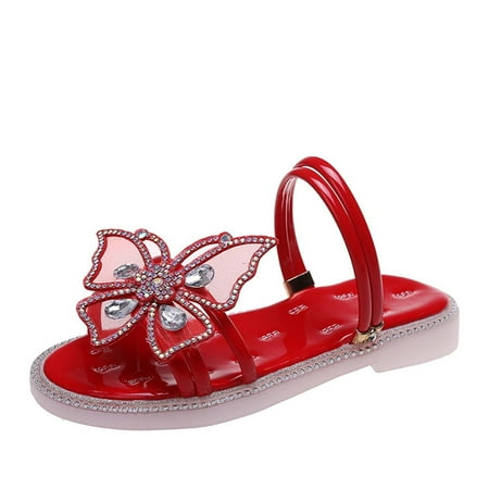 Binmer Summer Middle And Big Children Girls Rhinestone Butterfly Sandals Beach Shoes Open Toe Sandals
Binmer Summer Middle And Big Children Girls Rhinestone Butterfly Sandals Beach Shoes Open Toe Sandals