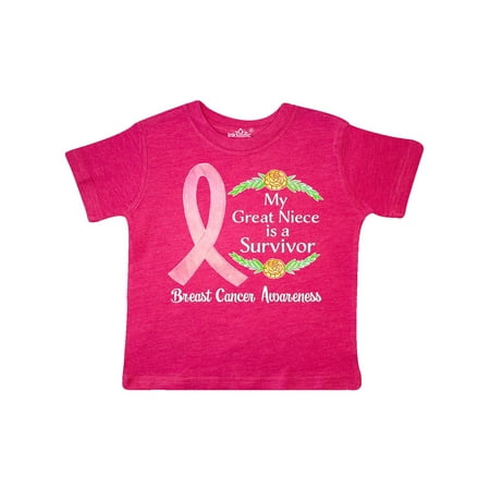 Inktastic My Great Niece is a Survivor Breast Cancer Awareness Gift Toddler Boy or Toddler Girl T-Shirt
Inktastic My Great Niece is a Survivor Breast Cancer Awareness Gift Toddler Boy or Toddler Girl T-Shirt