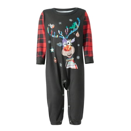 Genuiskids Christmas Family Matching Pajamas Set Elk Print Long Sleeve Tops and Casual Loose Plaid Pants Sleepwear
Genuiskids Christmas Family Matching Pajamas Set Elk Print Long Sleeve Tops and Casual Loose Plaid Pants Sleepwear