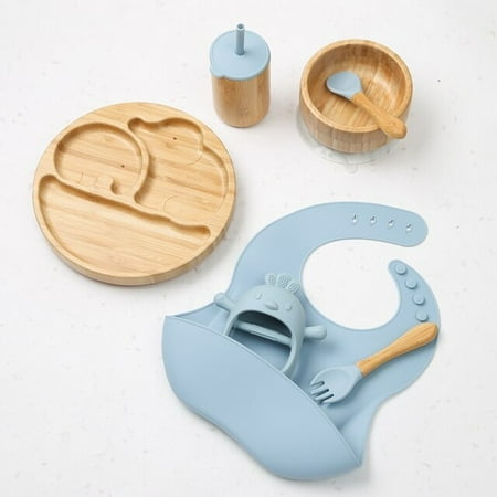 QWZNDZG 7Pcs Wooden Feeding Tableware Sets Kids Feeding Supplies Bamboo Dishes with Silicone Straw Cup Children Dinnerware Gift Set
QWZNDZG 7Pcs Wooden Feeding Tableware Sets Kids Feeding Supplies Bamboo Dishes with Silicone Straw Cup Children Dinnerware Gift Set