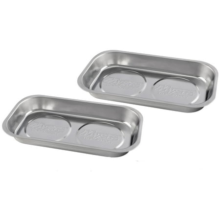 Myers 9.5 Inch x 5 inch Rectangular Heavy Gauge Stainless Steel Mechanic Magnetic Parts Tray 2 Pack
Myers 9.5 Inch x 5 inch Rectangular Heavy Gauge Stainless Steel Mechanic Magnetic Parts Tray 2 Pack