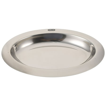 NUOLUX 1Pc Stainless Steel Oval Plate Multi-purpose Dinner Plate Fruit Storage Plate
NUOLUX 1Pc Stainless Steel Oval Plate Multi-purpose Dinner Plate Fruit Storage Plate
