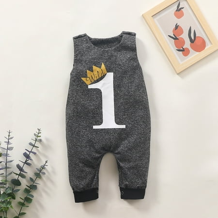 DAETIROS Versatile Baby Boy Romper Fashion Jumpsuit Comfy Cute Girls Trousers Gray
DAETIROS Versatile Baby Boy Romper Fashion Jumpsuit Comfy Cute Girls Trousers Gray