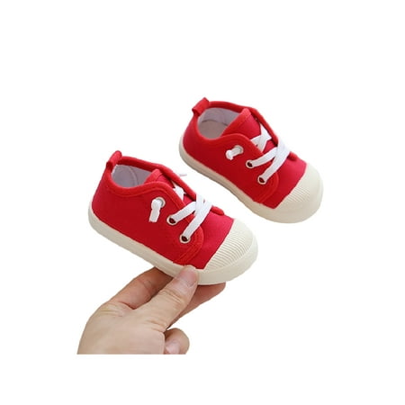 Rockomi Boys Girls Skate Shoes Round Toe Sneakers Soft Sole Walking Shoe Kids Anti-skid Comfort Flats Lightweight Lace Up Casual Sneaker Red 5C
Rockomi Boys Girls Skate Shoes Round Toe Sneakers Soft Sole Walking Shoe Kids Anti-skid Comfort Flats Lightweight Lace Up Casual Sneaker Red 5C