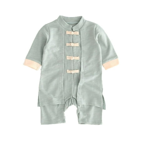 Boys Bodysuits Romper Jumpsuit Button Solid Baby Girl Kimono Clothes Sleepwear Romper&Jumpsuit 
Boys Bodysuits Romper Jumpsuit Button Solid Baby Girl Kimono Clothes Sleepwear Romper&Jumpsuit