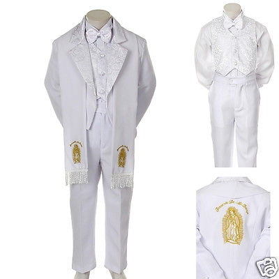 New Baby Toddler Kid Child Boy Church Christening Baptism Tuxedo Suit S-7 White
New Baby Toddler Kid Child Boy Church Christening Baptism Tuxedo Suit S-7 White
