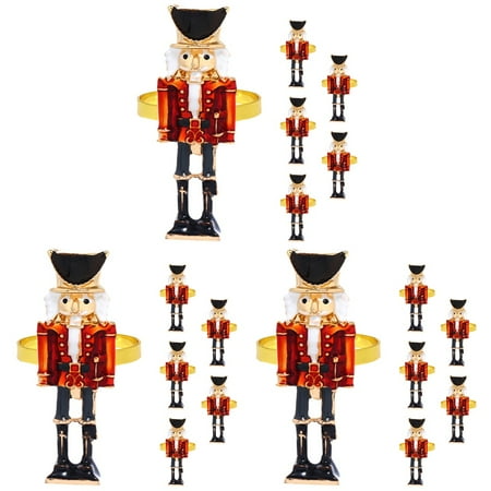 Raindrops 18 pcs Metal Nutcracker Napkin Rings Holders Christmas Nutcracker Shaped Napkin Rings
Raindrops 18 pcs Metal Nutcracker Napkin Rings Holders Christmas Nutcracker Shaped Napkin Rings