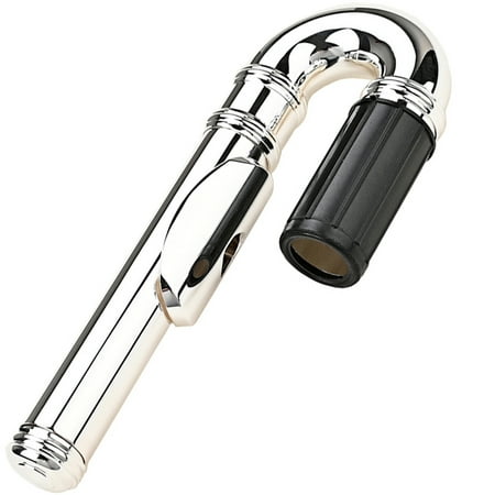 Long Metal Kid Flute Head Joint Mouthpiece Replacement Woodwind Accessory