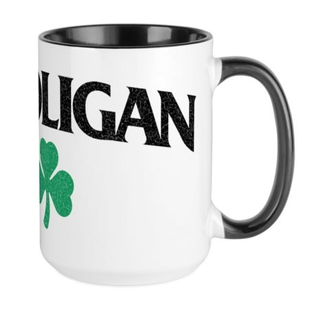 CafePress - Irish Hooligan - 15 oz Ceramic Large Mug