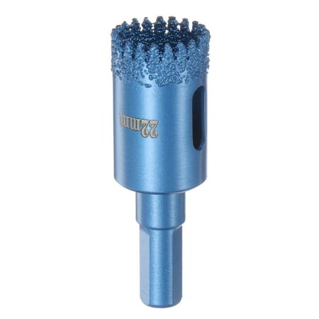 Uxcell 22mm Serrated Brazed Diamond Drill Bit Hole Saw for Glass Tile Stone Ceramic Painting
Uxcell 22mm Serrated Brazed Diamond Drill Bit Hole Saw for Glass Tile Stone Ceramic Painting