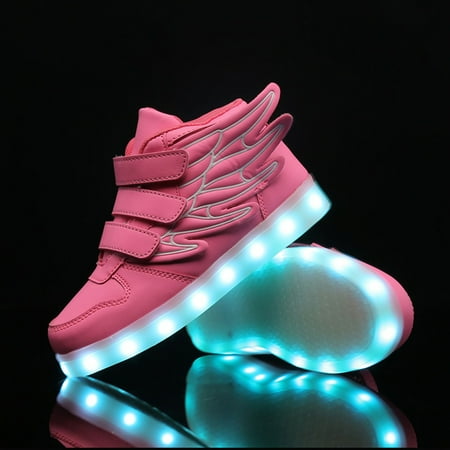 Baby shoes Children s Winged Light Shoes LED High-top Children s Light Shoes USB Rechargeable Colorful Shoes CHMORA
Baby shoes Children s Winged Light Shoes LED High-top Children s Light Shoes USB Rechargeable Colorful Shoes CHMORA