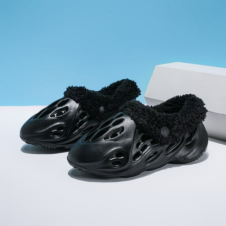 Boys Casual Hollow Fleece Thermal Shoes Lightweight Thickened Breathable Non-slip Slip-on Shoes For Winter EVA
Boys Casual Hollow Fleece Thermal Shoes Lightweight Thickened Breathable Non-slip Slip-on Shoes For Winter EVA