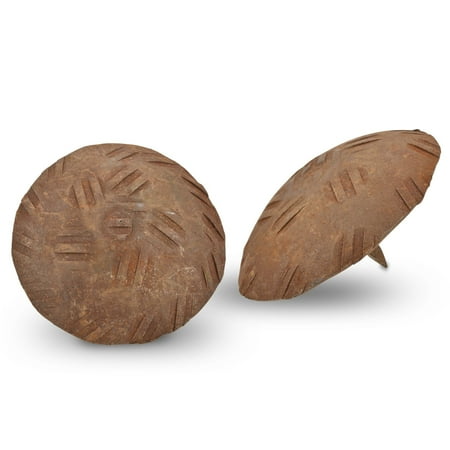 La Frontera Series | 2 Round Decorative Nails & Clavos