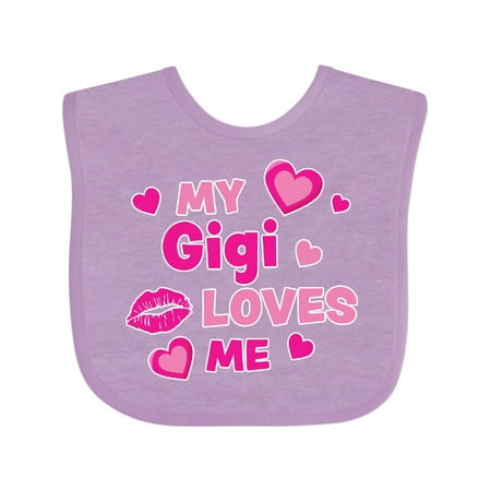 Inktastic Valentine s Day My Gigi Loves Me Hearts and Lips Gift Baby Boy or Baby Girl Bib
Inktastic Valentine s Day My Gigi Loves Me Hearts and Lips Gift Baby Boy or Baby Girl Bib
