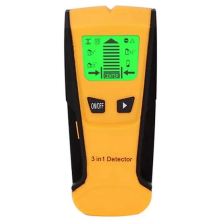 3 in 1 Multi-Functional LCD Digital Wall Detector Metal Wood Studs Finder AC Cable Live Wire Scanner Yellow
3 in 1 Multi-Functional LCD Digital Wall Detector Metal Wood Studs Finder AC Cable Live Wire Scanner Yellow