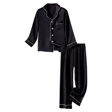 HTGFGMGW Little Baby Girls Boys Pajamas Set Satin Silk Kids Short Sleeves Sleepwear Button Down Classic Loungewear 2 Piece Set Toddler Pajamas Black-a 4-5 Years
HTGFGMGW Little Baby Girls Boys Pajamas Set Satin Silk Kids Short Sleeves Sleepwear Button Down Classic Loungewear 2 Piece Set Toddler Pajamas Black-a 4-5 Years