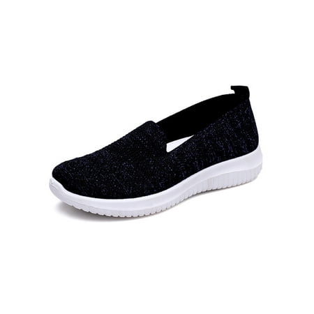 Sanviglor Women Sneakers Knit Upper Walking Shoes Slip On Casual Shoe Work Comfortable Lightweight Flats Anti-Slip Mesh Loafers Black 5.5
Sanviglor Women Sneakers Knit Upper Walking Shoes Slip On Casual Shoe Work Comfortable Lightweight Flats Anti-Slip Mesh Loafers Black 5.5
