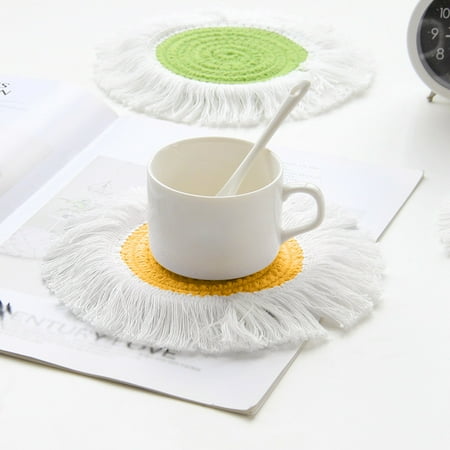 Xubond Kitchen Essentials 12cm Cotton Insulation Mat Meal Woven Anti Scalding Table Bowl Nordic Simple Pot Placemats Placemats Set Of 6
Xubond Kitchen Essentials 12cm Cotton Insulation Mat Meal Woven Anti Scalding Table Bowl Nordic Simple Pot Placemats Placemats Set Of 6