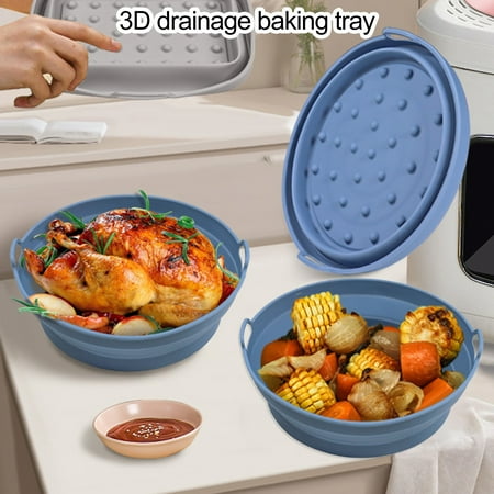 Heajfvd Fryer Mat Food Grade Reusable Eco-Friendly Foldable Silicone Oven Microwave Baking Tray Mat Kitchen Supplies
Heajfvd Fryer Mat Food Grade Reusable Eco-Friendly Foldable Silicone Oven Microwave Baking Tray Mat Kitchen Supplies