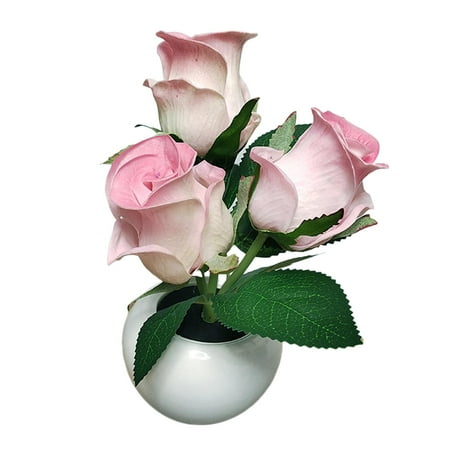 Night Light Artificial Flowers Gifts for Bedroom Table Centerpieces Children Pink Rose
Night Light Artificial Flowers Gifts for Bedroom Table Centerpieces Children Pink Rose